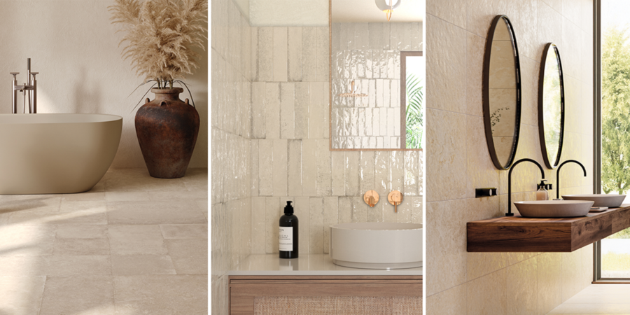 Cream Bathroom Tile Ideas